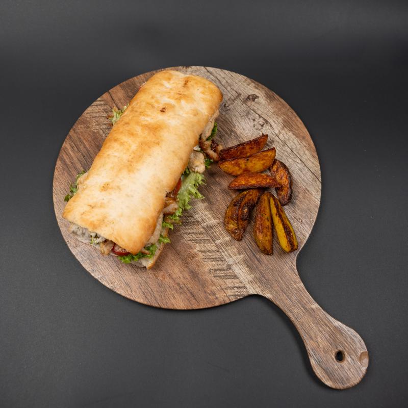 Panino con pancetta